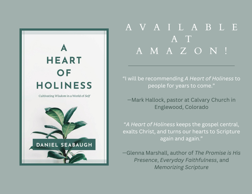 My Book, A Heart of Holiness, OUT NOW!